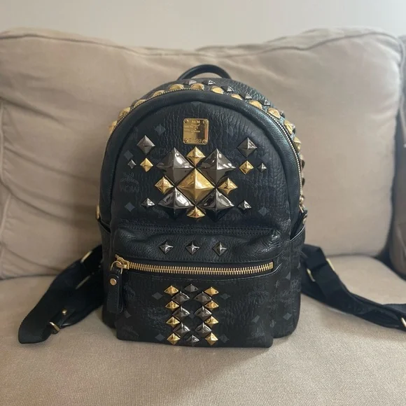 MCM | Bags | Mcm Studded Womens Backpack | Poshmark display picture 2